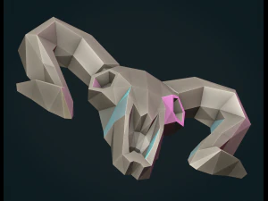 Cabeza de cabra LP Modelo de impresión 3D