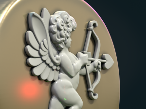 Cupid Cherub Modelo de impresión 3D