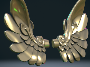 Stylized Wings Modelo de impresión 3D