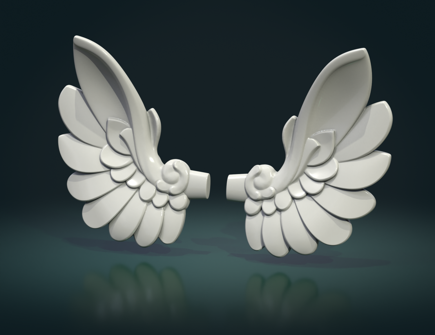 3d models wings