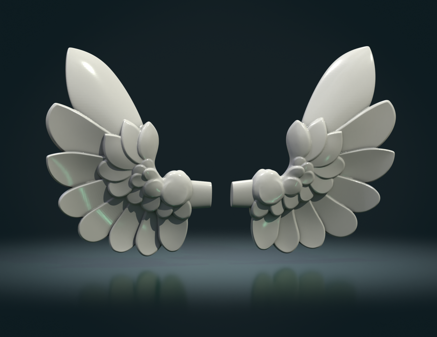 3d models wings