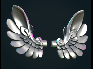 Stylized Wings Modelo de impresión 3D