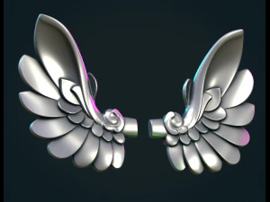 Stylized Wings 3D Print Model