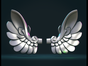 Stylized Wings Modelo de impresión 3D