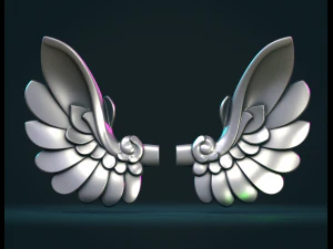 Stylized Wings 3D Print Model