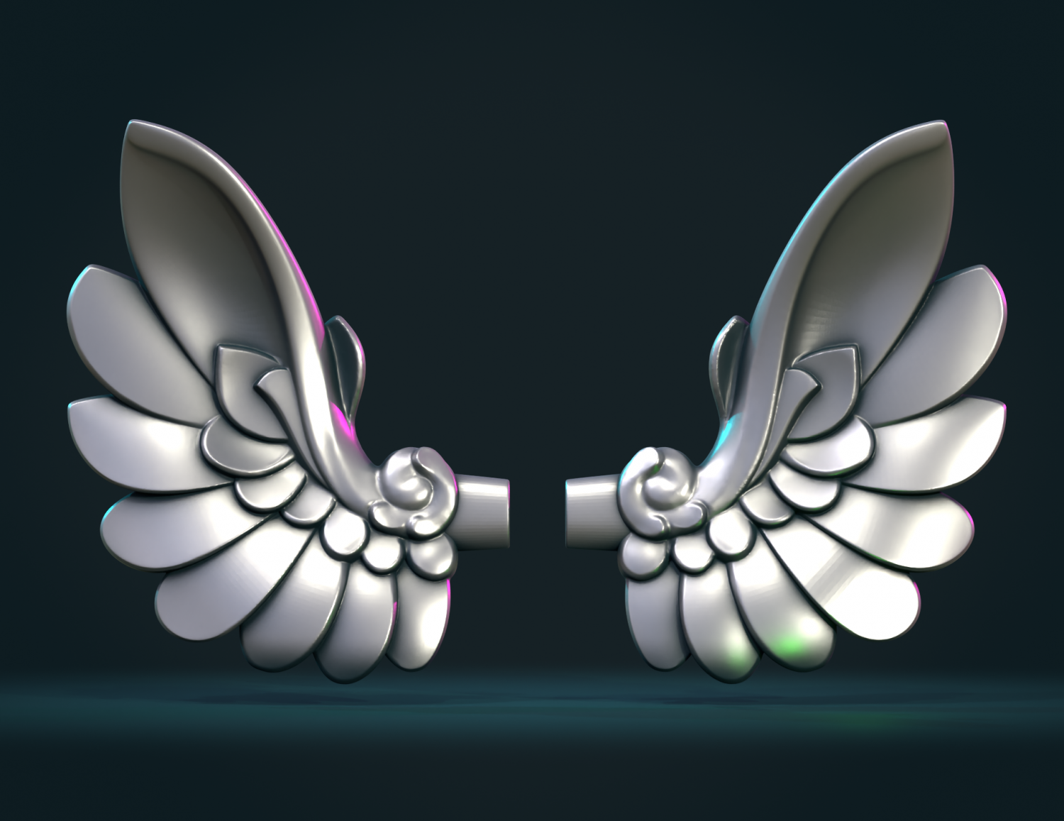3d models wings