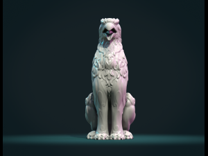 Griffon Sculpture Modelo de impresión 3D
