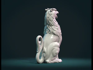 Escultura de grifo Modelo de impresión 3D