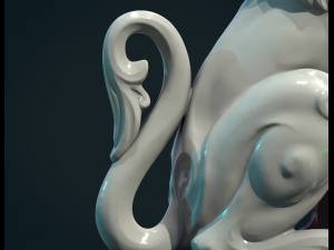 Griffon Sculpture Modelo de impresión 3D