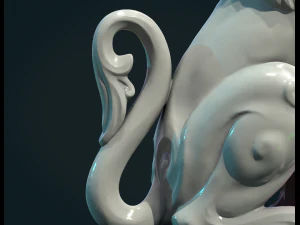 Escultura de grifo Modelo de impresión 3D