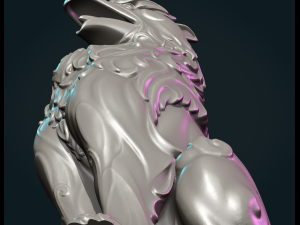Griffon Sculpture Modelo de impresión 3D