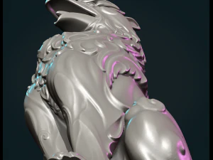 Escultura de grifo Modelo de impresión 3D