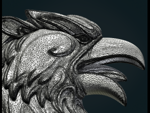 Griffon Sculpture Modelo de impresión 3D