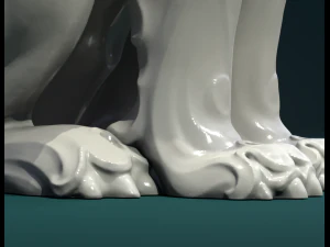 Escultura de grifo Modelo de impresión 3D