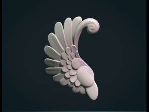 Stylized Wing Modelo de impresión 3D