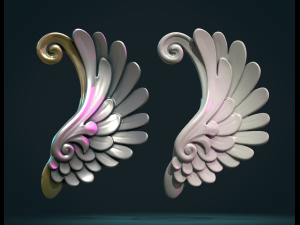 Stylized Wing Modelo de impresión 3D