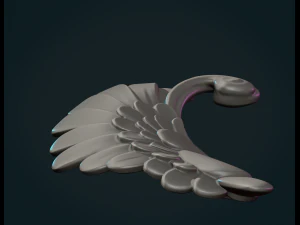 Stylized Wing 3D Print Model