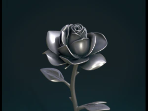 Rose Flower 3D Print Model