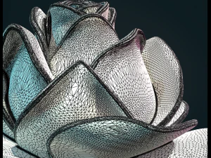 Rose Flower 3D Print Model