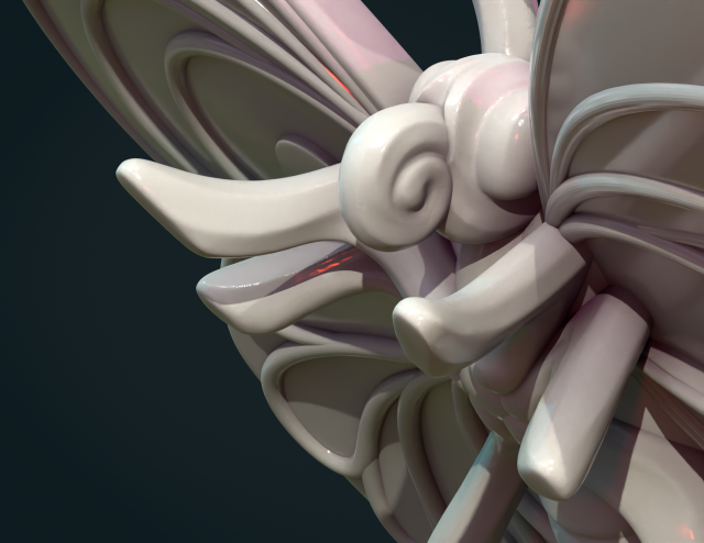 Butterfly 3D 打印模型 .c4d .max .obj .3ds .fbx .stl .blend 