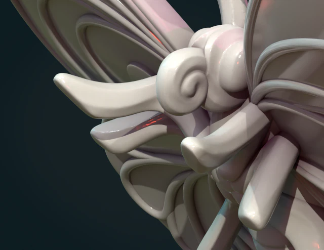 Butterfly 3D Print Model .c4d .max .obj .3ds .fbx .stl .blend 