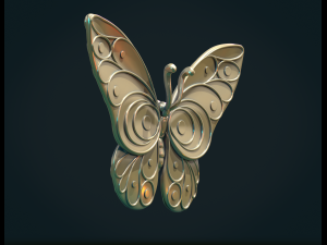 Butterfly 3D 打印模型