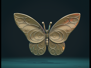 Butterfly 3D 打印模型