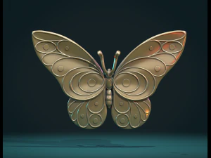 Butterfly 3D Print Model