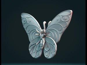 Butterfly 3D Print Model