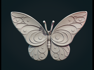 Butterfly 3D 打印模型