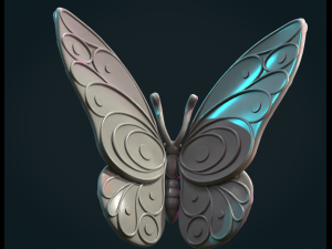 Butterfly W 3D Baskı Modeli