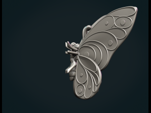 Butterfly W 3D Baskı Modeli