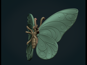 Butterfly W 3D Baskı Modeli