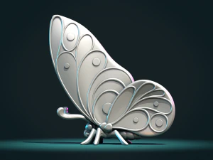 Butterfly Y 3D Print Model