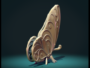 Butterfly Y 3D 프린트 모델