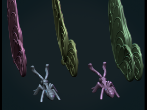 Butterfly Y 3D 프린트 모델