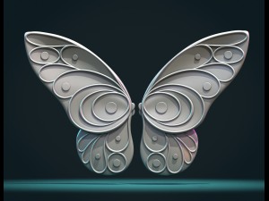 Butterfly Wings 3D Принт Модель