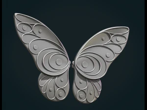 Butterfly Wings 3D Print Model