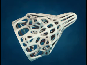 Cabe&ccedil;a de lobo em malha Modelo de Impressão 3D