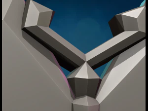 Butterfly Low Poly 3D Print Model