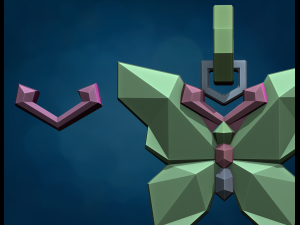 Butterfly Low Poly Modelo de impresión 3D