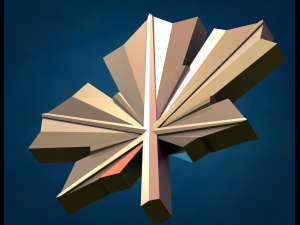 Maple leaf 3D 打印模型