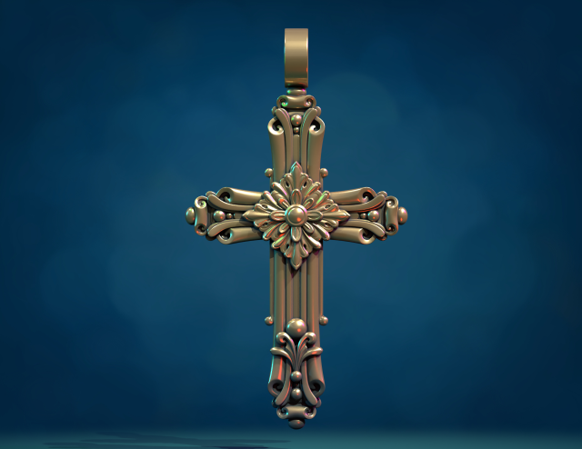 Cross I 3D Принт Модель .c4d .max .obj .3ds .fbx .stl .blend 