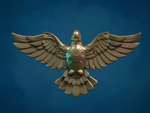 Holy Spirit Pigeon 3D Принт Модель