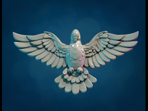 Holy Spirit Pigeon 3D Принт Модель
