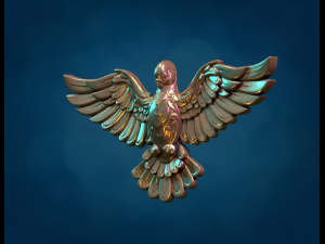 Holy Spirit Pigeon 3D Принт Модель