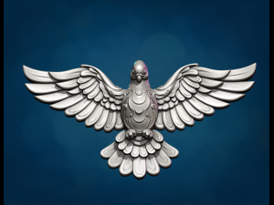 Holy Spirit Pigeon 3D Принт Модель