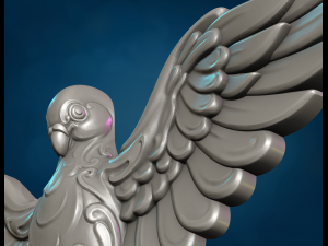 Holy Spirit Pigeon 3D Принт Модель