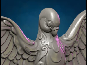 Holy Spirit Pigeon 3D Print Model