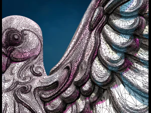 Holy Spirit Pigeon 3D Print Model